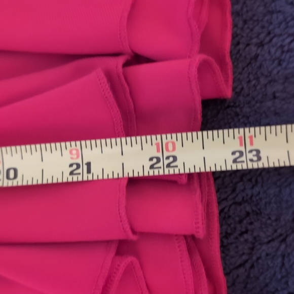 Chaps| Red Mermaid Midi Skirt Polyester Blend - Picture 6 of 13